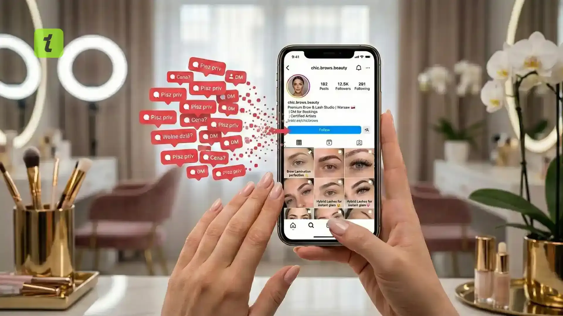 Instagram to Twoje portfolio, nie darmowa recepcja: Jak przestać „pisać na priv” i zacząć rezerwować?