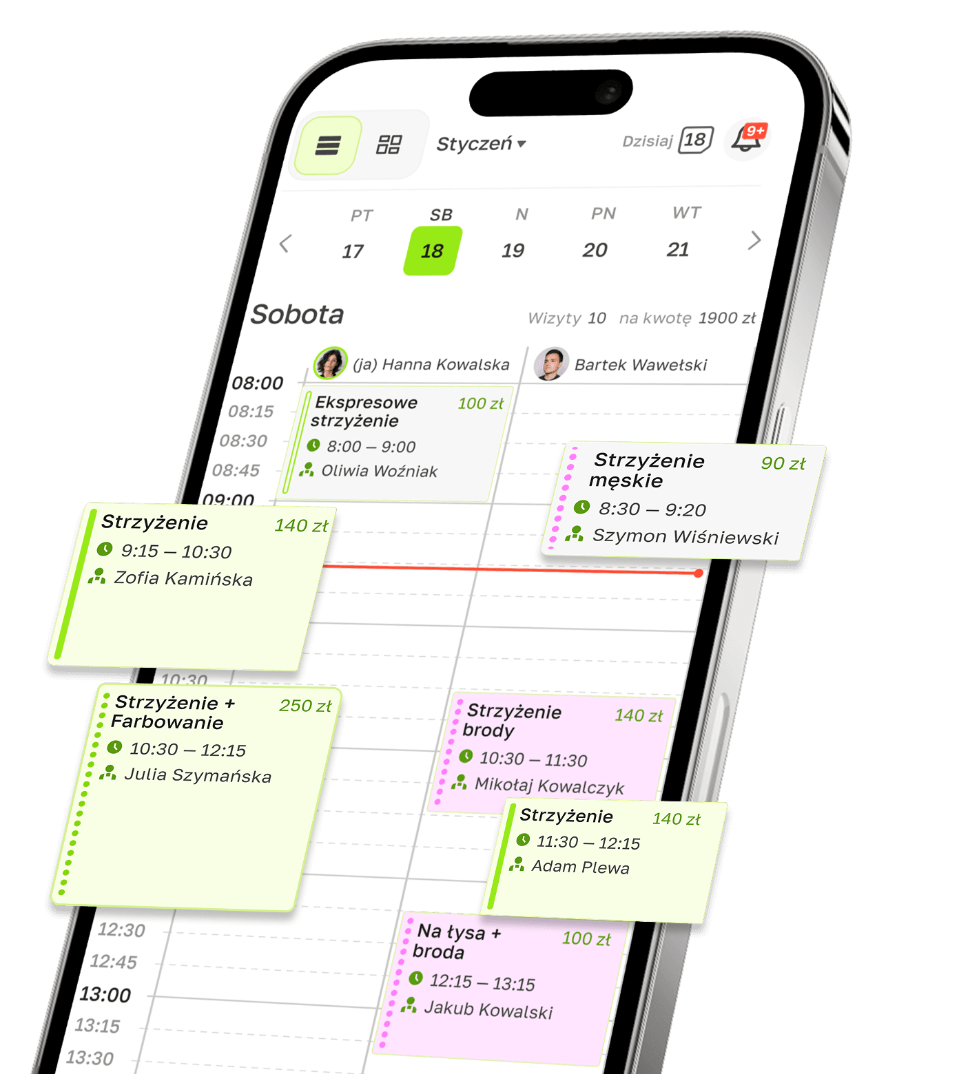 Online booking system with a mobile app for your business