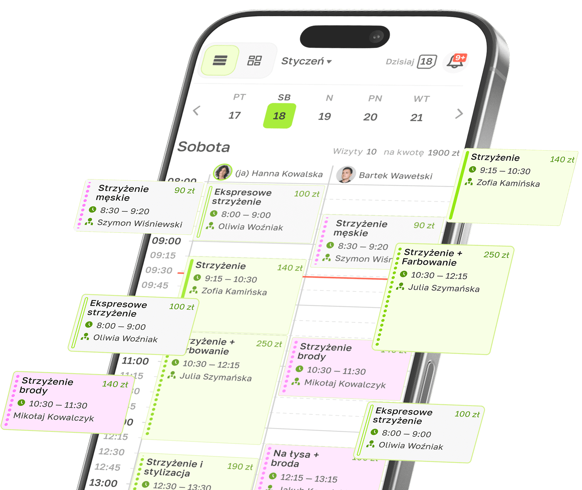 Online booking system with a mobile app for your business